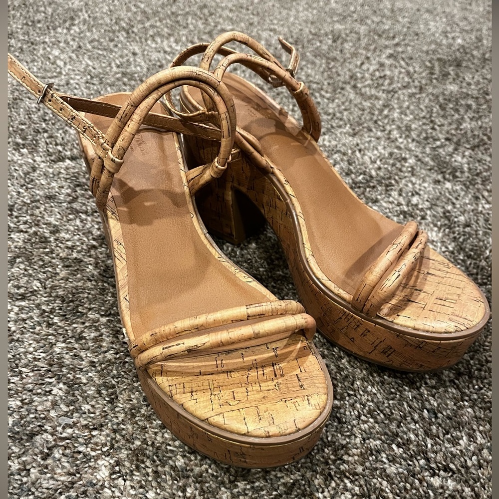 Universal Thread Cork Platform Sandals - image 1